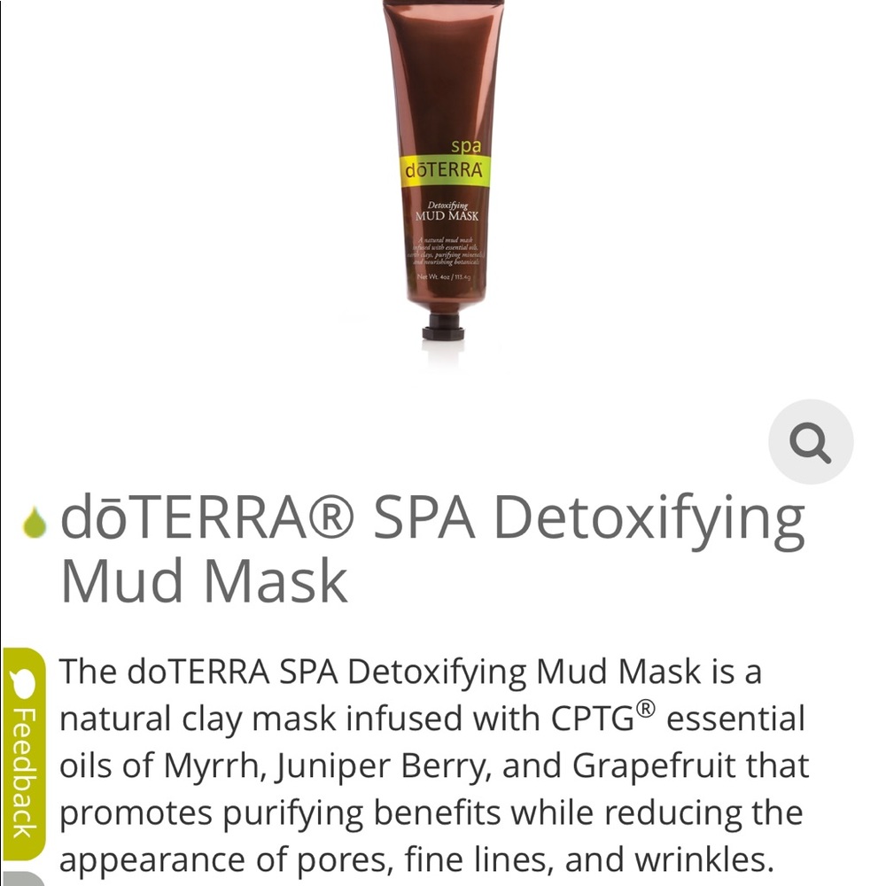 Doterra all natural detoxing mask